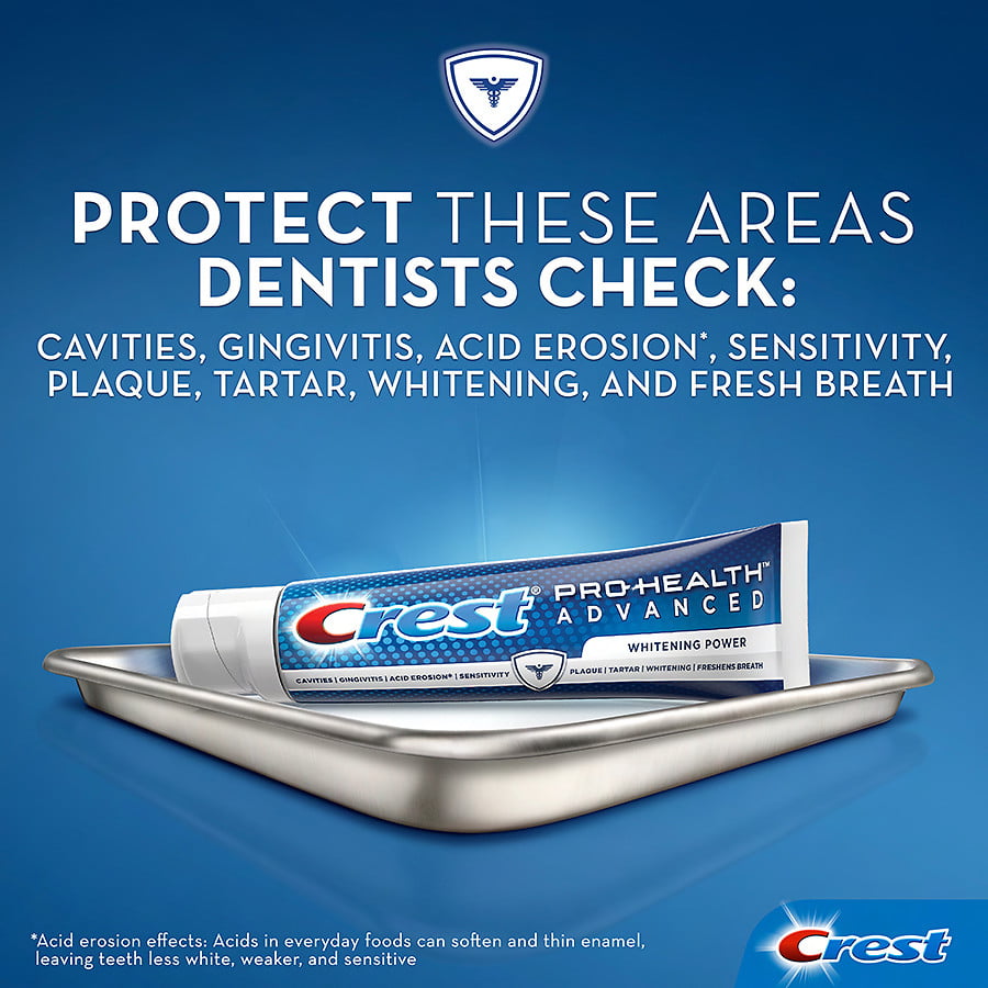 Crest Po Health Advanced toothpaste