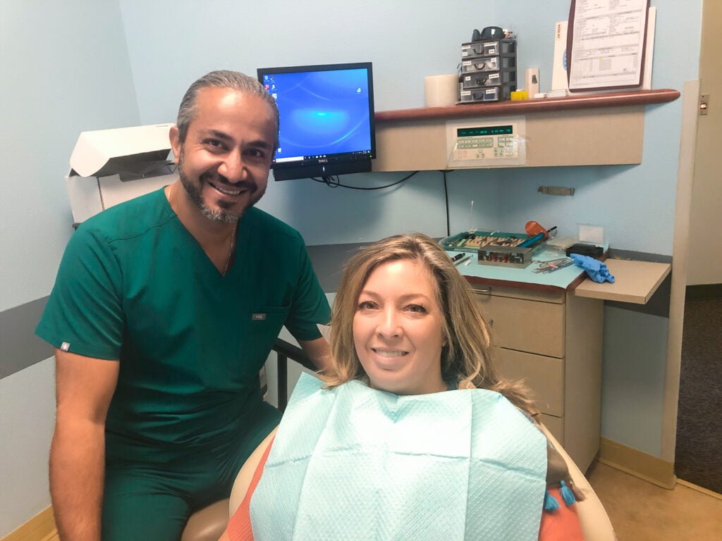 Dr. Reza Khazaie and Patient - Willow Pass Dental Care, Concord, CA