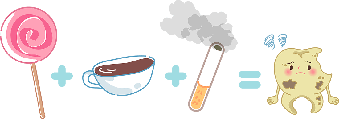 Coffee and Tobacco Illustration - Dentist Concord
