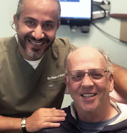 Dr. Reza Khazaie and All On 4 Dental Implant patient - Willow Pass Dental Care, Concord, CA