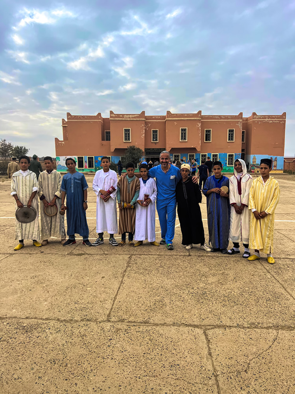 KIDS International Mission Trip with Dr. Reza Khazie to villages in the Atlas Mountains, Morocco.