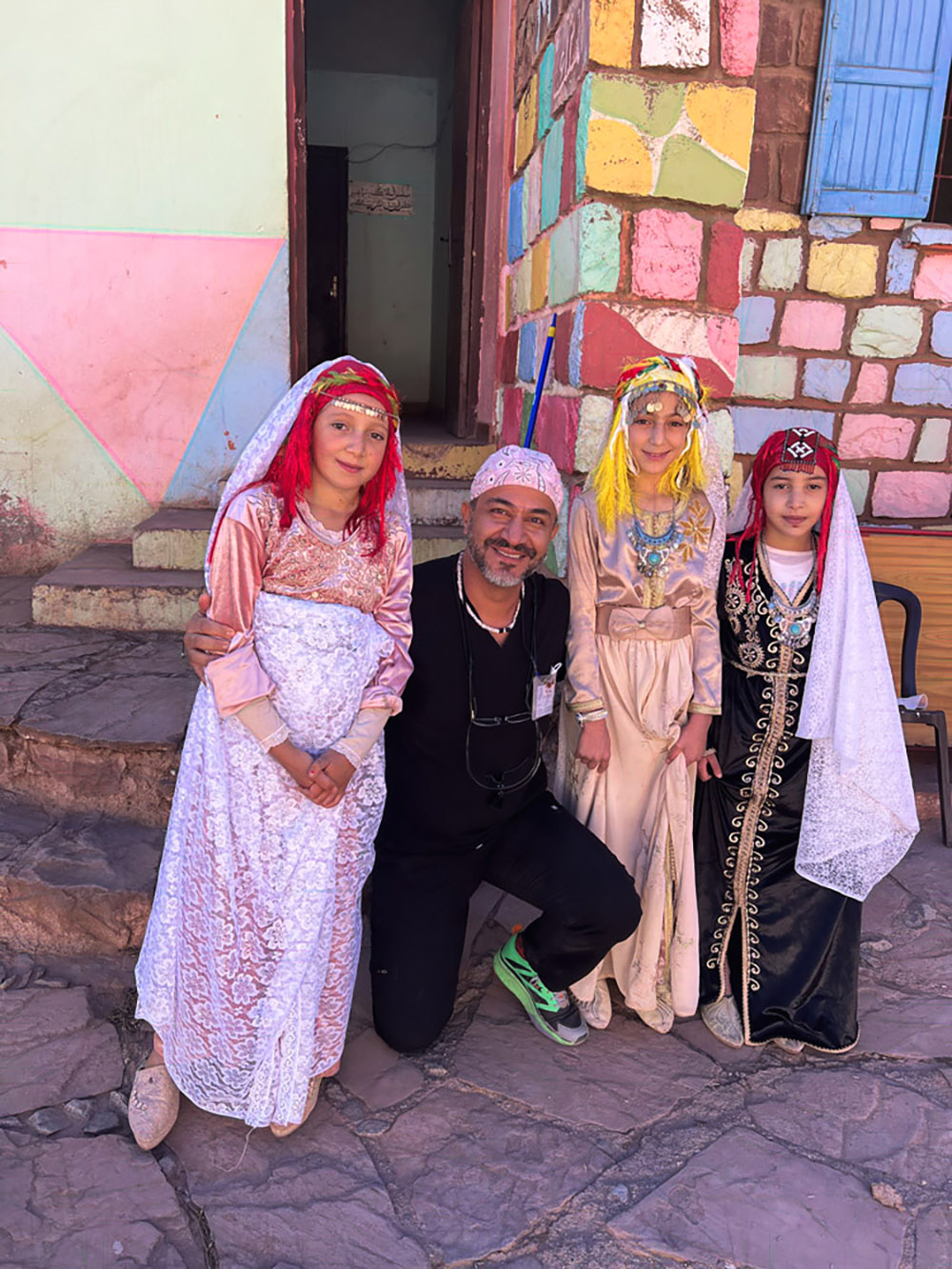 KIDS International Mission Trip with Dr. Reza Khazie to villages in the Atlas Mountains, Morocco.