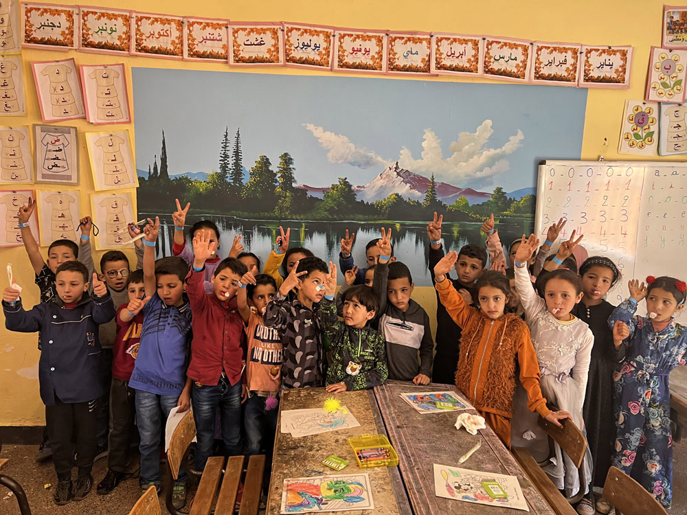 KIDS International Mission Trip with Dr. Reza Khazie to villages in the Atlas Mountains, Morocco.