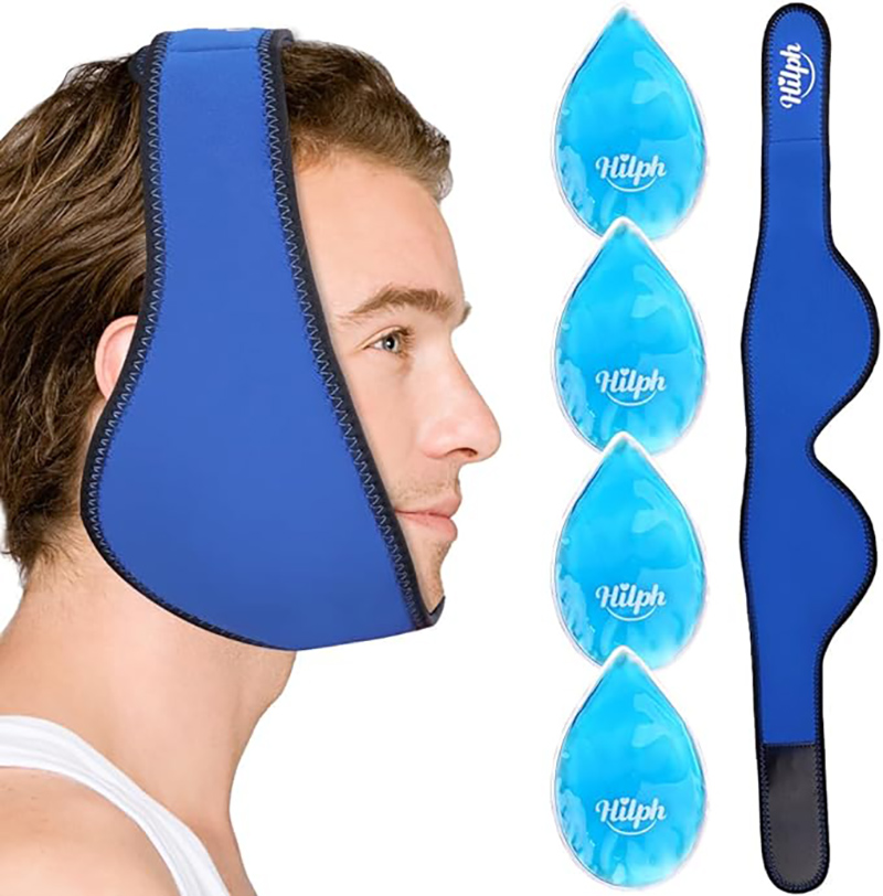 Hilph Face Ice Pack Head Wrap